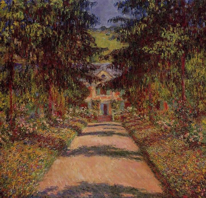 Claude Monet The Main Path at Giverny